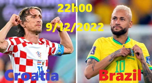 Bóng đá World Cup 2022 giữa Croatia vs Brazil, TỨ KẾT, 22h00 ngày 9/12/2022