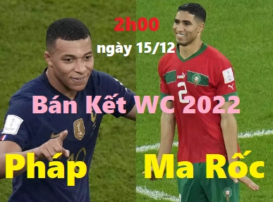Bóng đá World Cup 2022: Xem trực tiếp Pháp vs Ma Rốc, BÁN KẾT, 2h00 ngày 15/12/2022