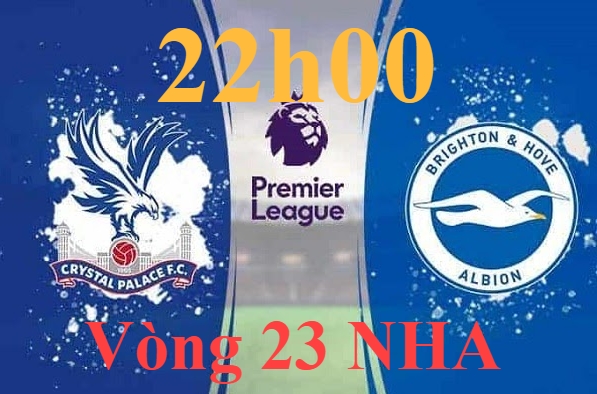 Bóng đá Ngoại hạng Anh: Crystal Palace vs Brighton (22h00 ngày 11/2/2023)