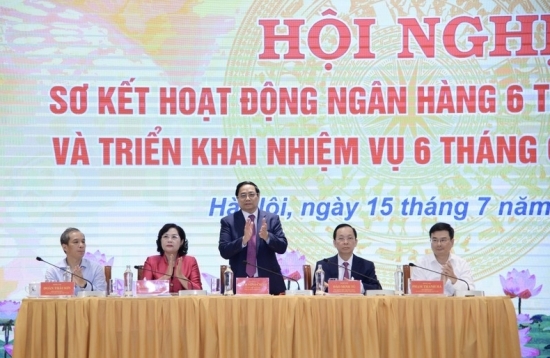Thủ tướng Phạm Minh Chính dự hội nghị sơ kết hoạt động ngân hàng 6 tháng đầu năm 2023