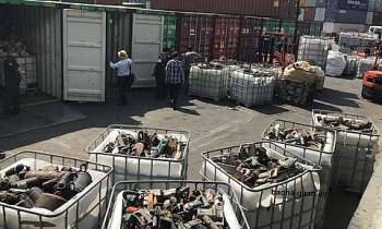 Phát hiện, thu giữ 20 container rác thải công nghiệp nhập khẩu từ Nhật Bản