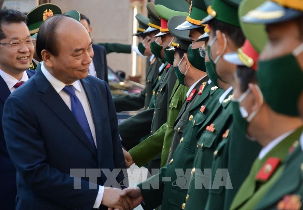 Thủ tướng Chính phủ Nguyễn Xuân Phúc thăm, chúc Tết các đơn vị tại Đà Nẵng
