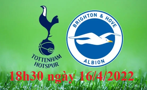Ngoại hạng Anh: Trận đấu giữa Tottenham vs Brighton (18h30 ngày 16/4/2022)