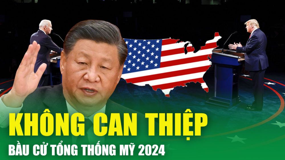 Chủ tịch Trung Quốc cam kết không can thiệp bầu cử tổng thống Mỹ 2024